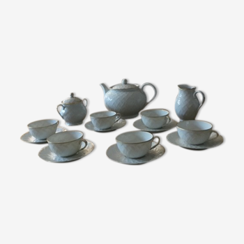 Bernardaud's Limoges porcelain tea service