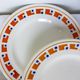 5 flat plates in iron earth of the Salins model Lucette 210834