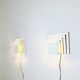 Geometric Square Layered Wall Lamps By Unknown Designer, The Netherlands 1960S