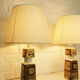 Paire de lampes danoises en céramique, design Nils Thorsson pour Fog&Morup, Royal Copenhagen