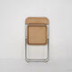 Webbing folding chair by Giancarlo Piretti for Castelli, model Plia, Italy 1967