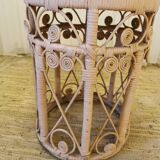 Rattan end table