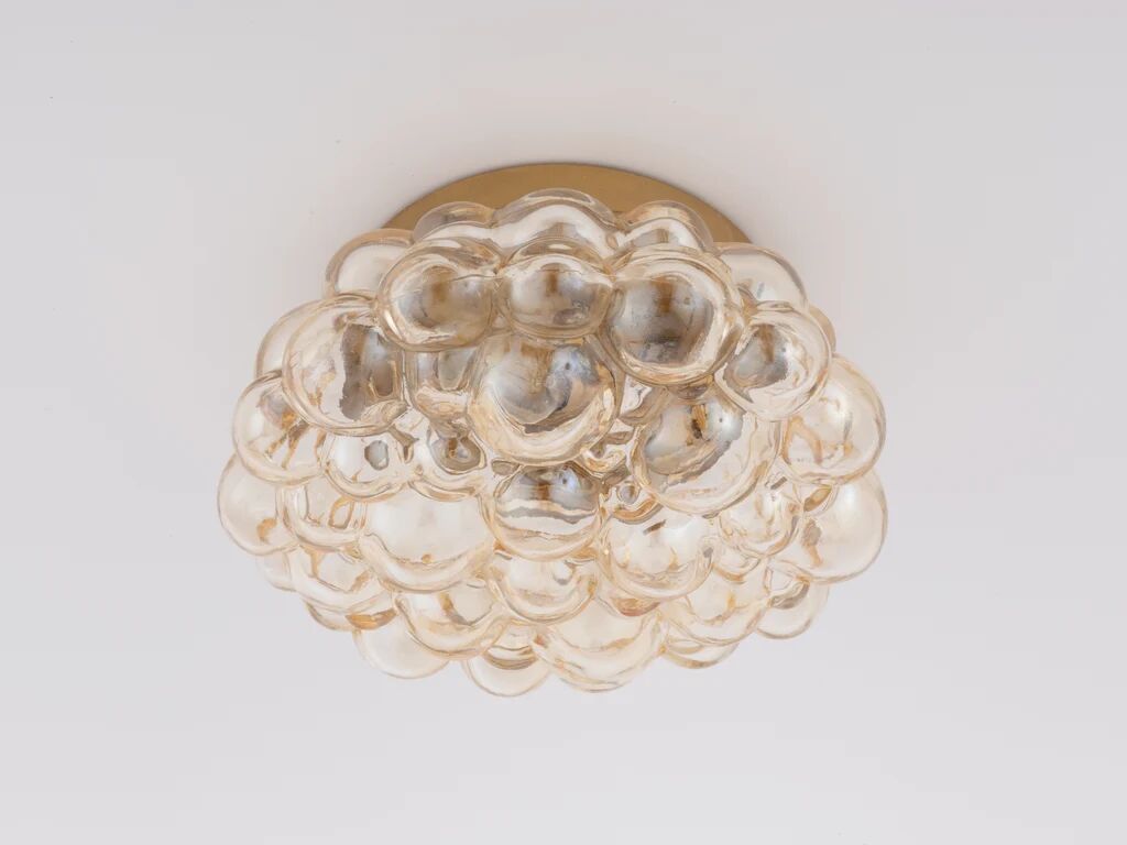 Helena Tynell for Glashutte Limburg amber bubble flush mount