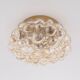 Helena Tynell for Glashutte Limburg amber bubble flush mount