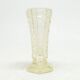 Miniature Art Deco vase, pressed glass, Czechoslovakia, 1930s