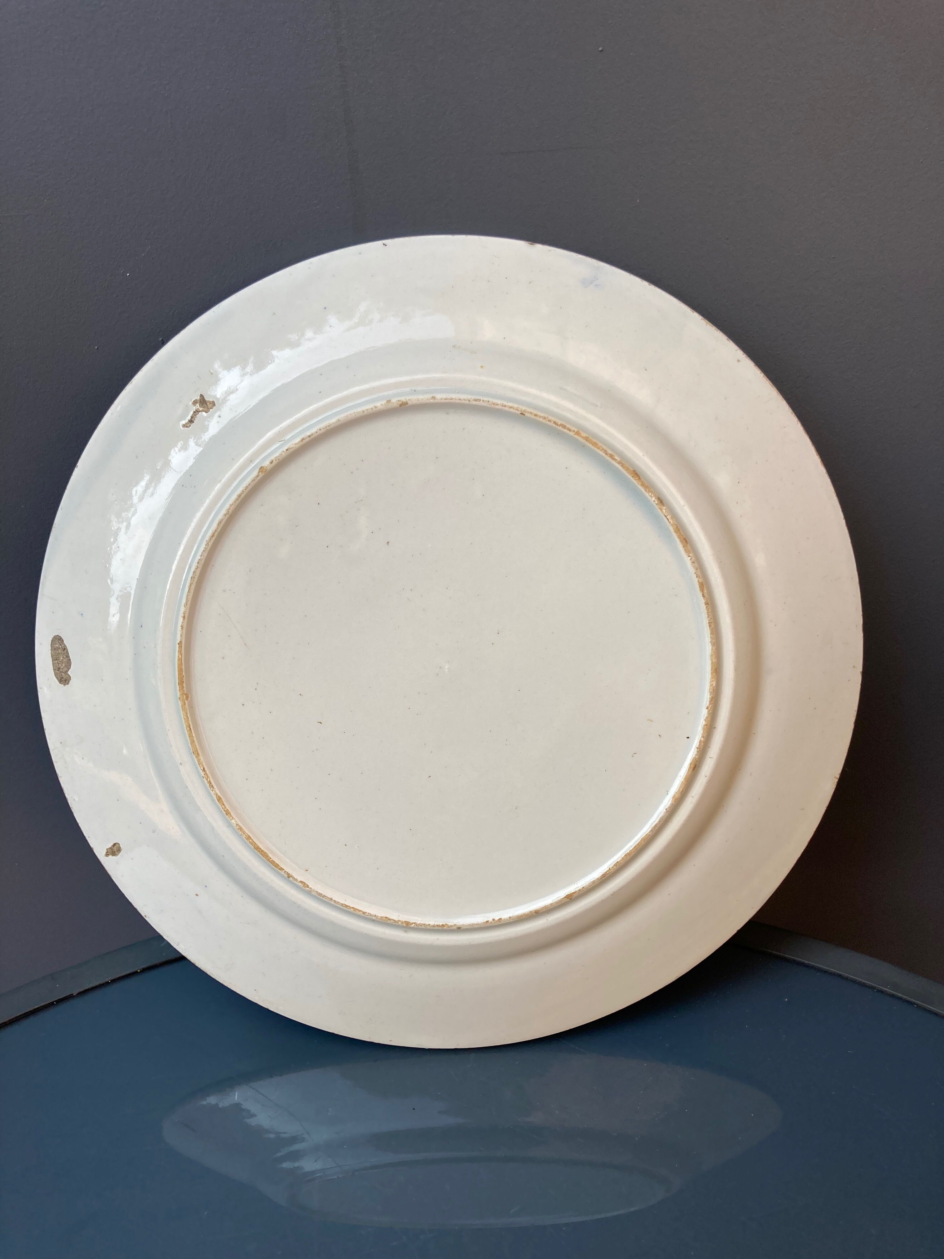Plate old porcelain deco