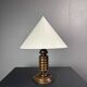Midcentury French brutalist table lamp in the style of Charles Dudouyt, 50s