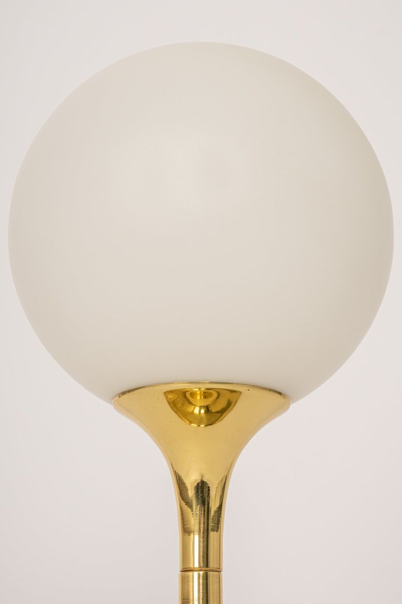 Brass table lamp by Max Bill for Temde Switzerland 1960s