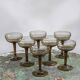Vintage smoked glass coupes from the 1970s.