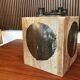 Brutalist ceramic art cube vase by Annette Merkenthaler, Germany 1960s