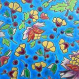 CLOISONNÉ DE LONGWY SOUS PLATE - RARE DÉCOR by LONGWY