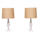 Capodimonte Ceramic Italian table lamps 1960s