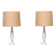 Capodimonte Ceramic Italian table lamps 1960s