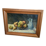 Oil on canvas nature and
