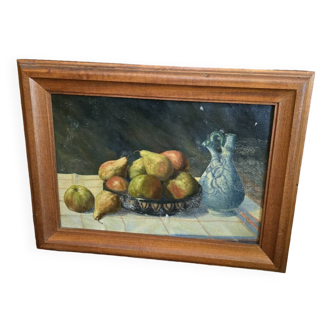 Oil on canvas nature and