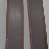 Pair of old skis wooden