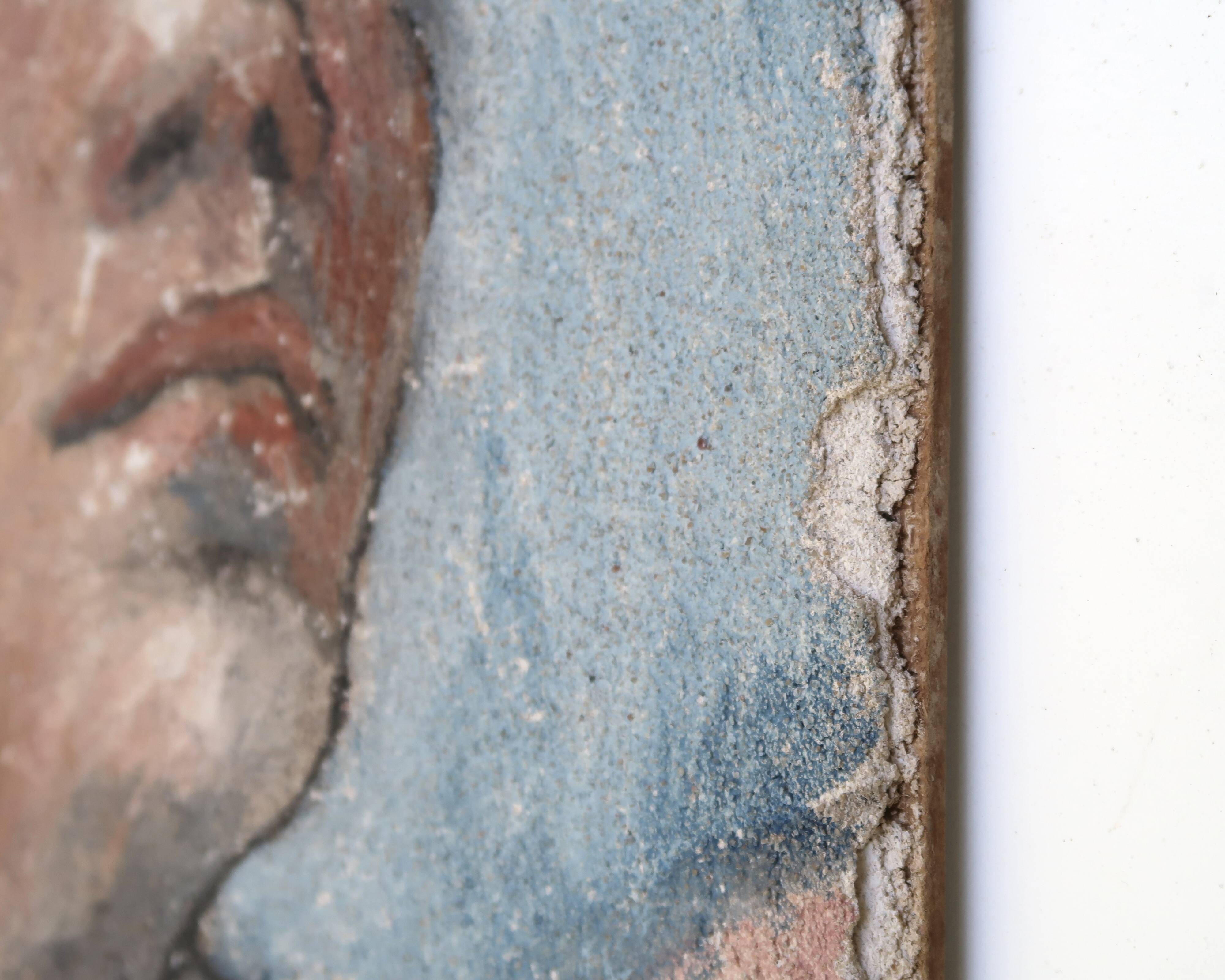 Painting, portrait of a woman in profile