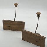 Coat/hat rack duo, cloakroom, old, circa 1920