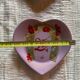 6 small heart-shaped porcelain plates Philippe Deshoulieres Salvador Dali