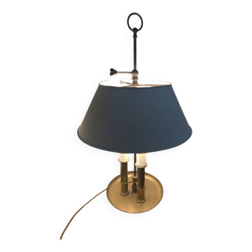Brass hot water bottle lamp