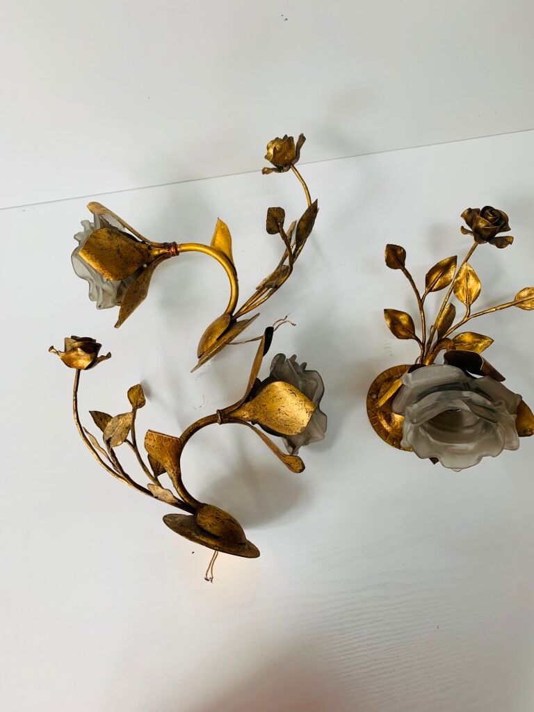 Wall Lamps Wall Lamps Lamp Roses Hollywood Regency Design 50s