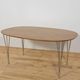 Mid-Century Superellipse Dining Table by Piet Hein & Bruno Mathsson for Fritz Hansen, Denmark, 1980s