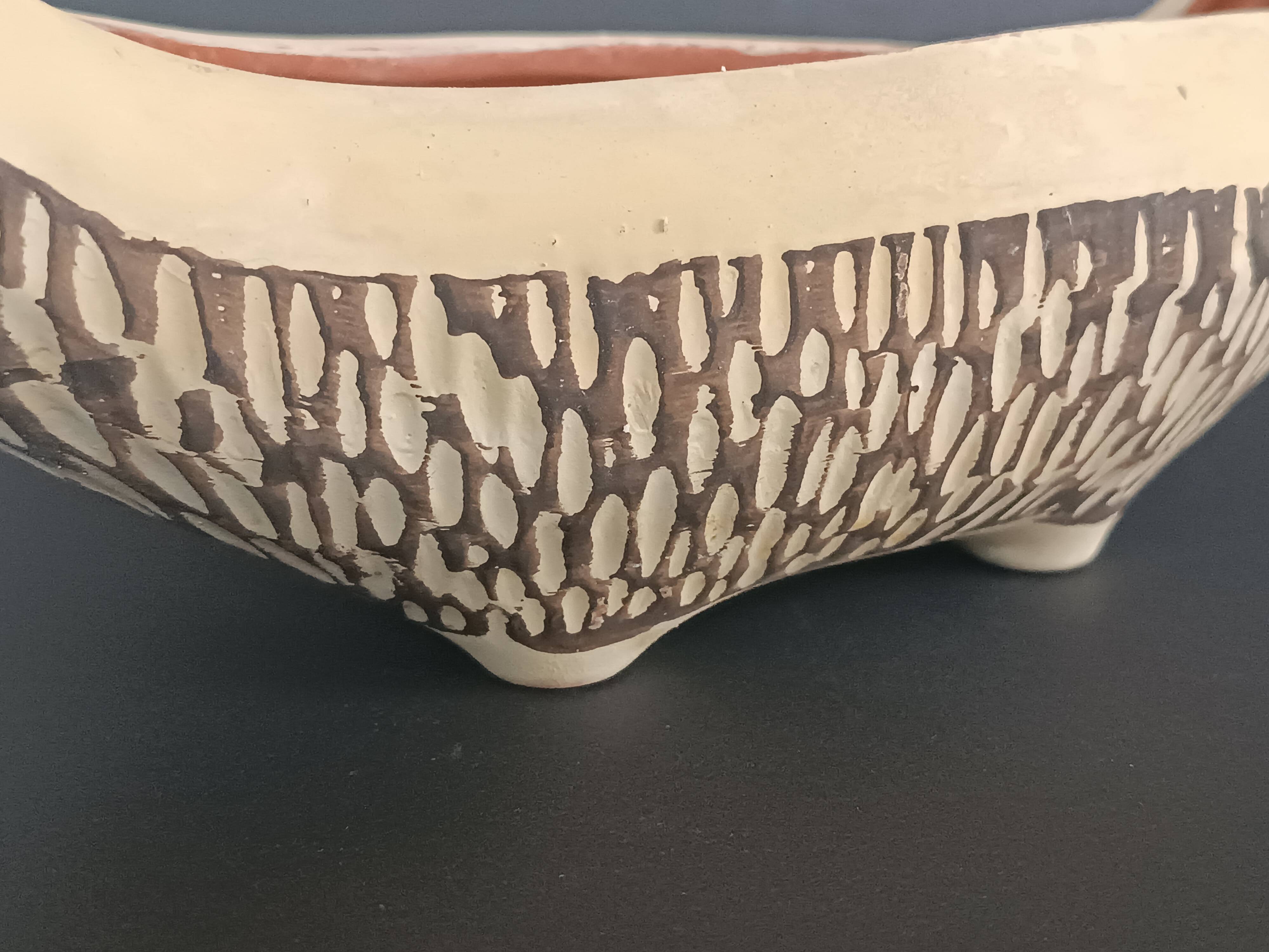 Ceramic planter West Germany Scheurich 277/25 vintage