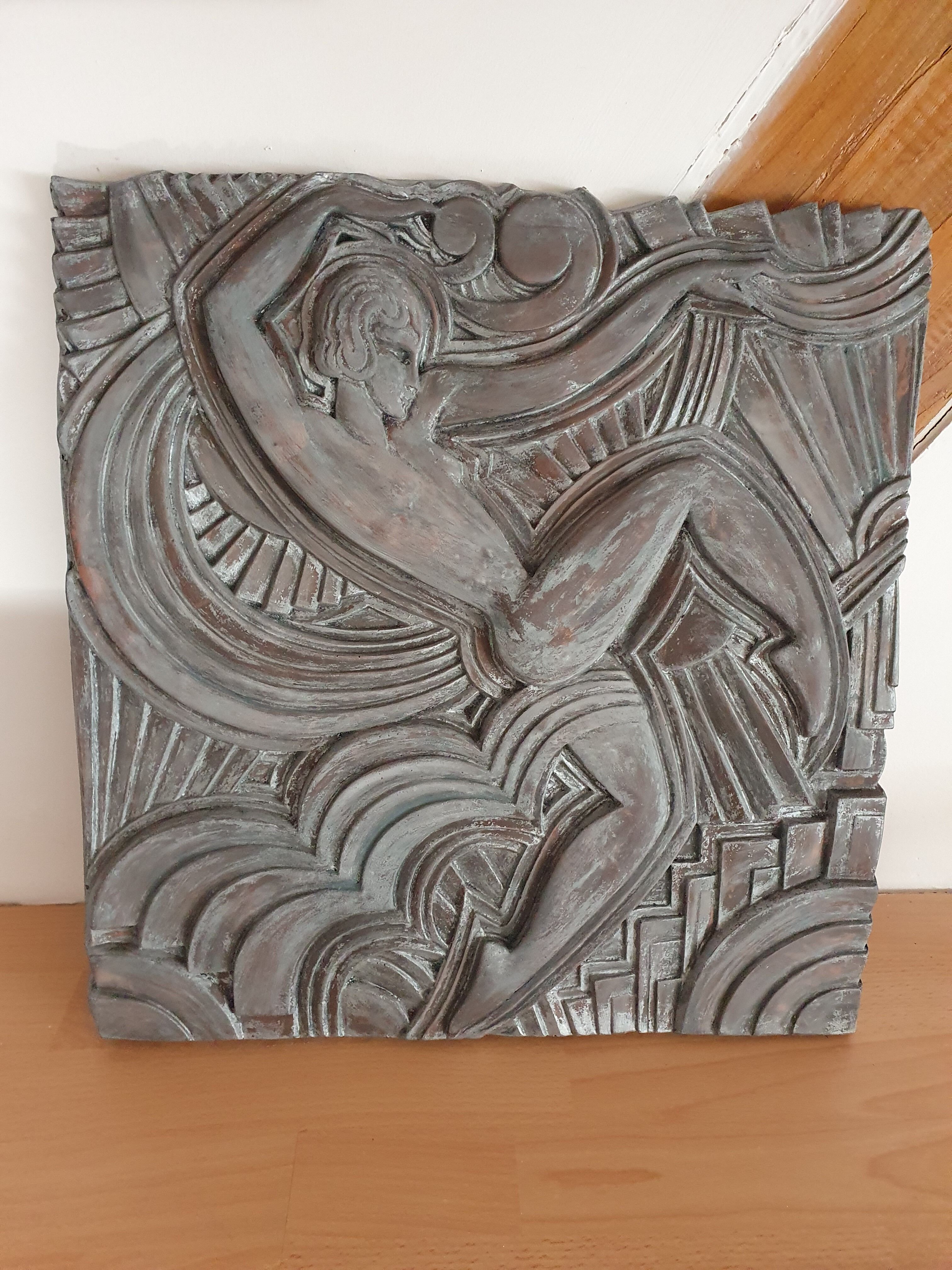 Art Deco bas-relief