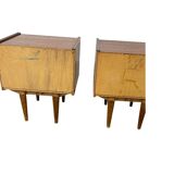 Set of 2 vintage bedside tables / night tables / mini cabinets
