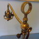 Fully brass lamp foot - Articulated arm - 1930s