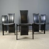 Vintage dining chairs by Pietro costantini, 1980s, set of 6