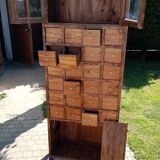 Furniture of haberdashery, window.