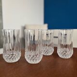 Set de 4 verres en cristal taillé | Verres à eau ou whisky vintage