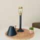 Vintage candle holder lamp from the 70s/80s