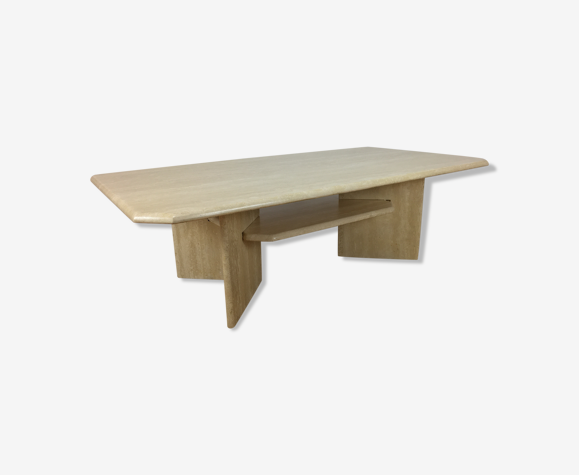Table basse travertin