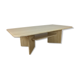 Travertine coffee table
