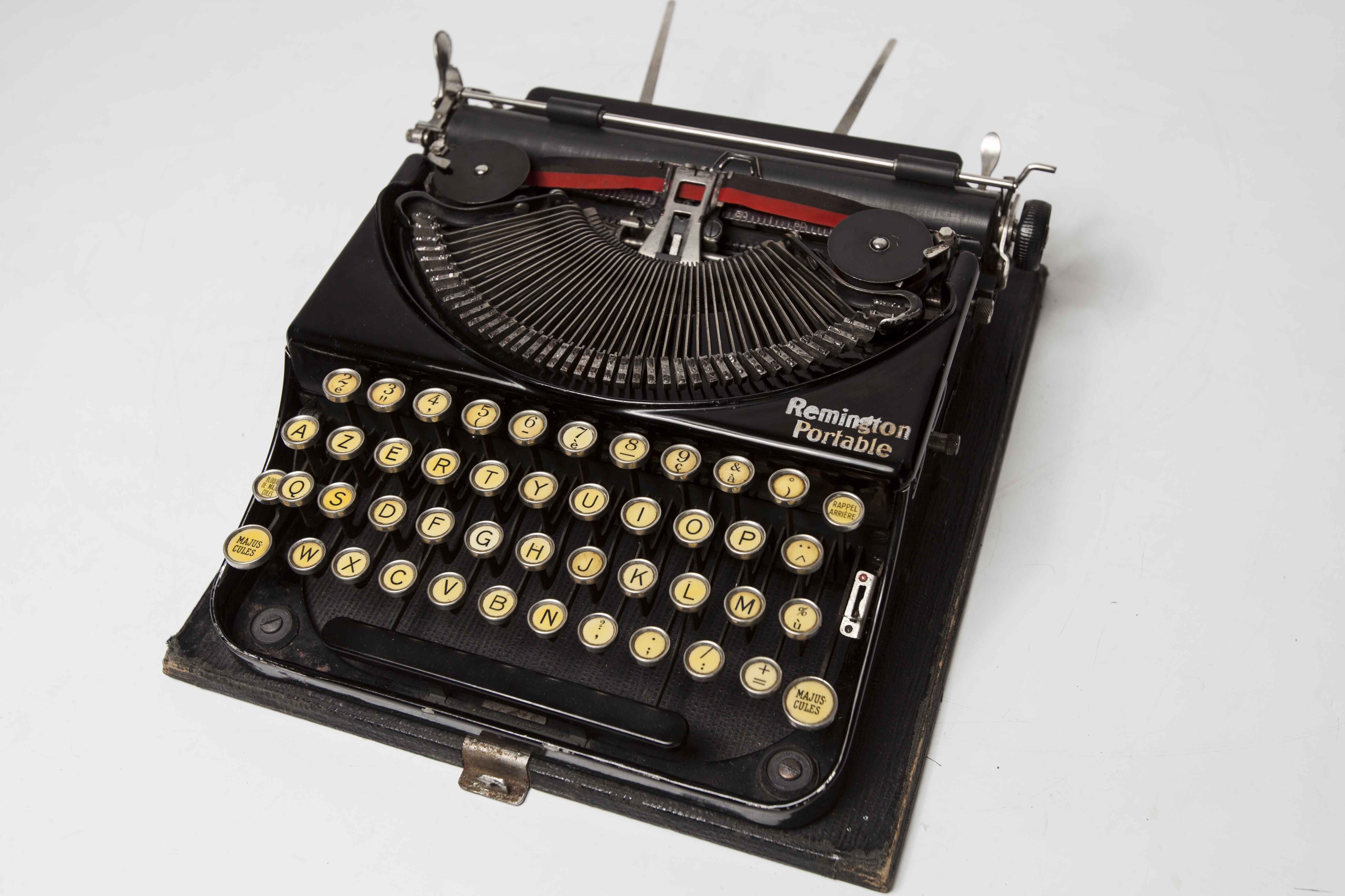 Revised Remington Portable Typewriter and New Ribbon