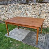 Vintage Scandinavian table for 6 people from the 1960s-70s.
