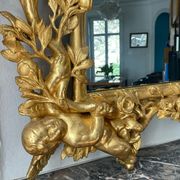 Mirror XVIIIth italian baroque 142x118cm