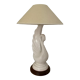 Vintage ceramic swan lamp from the 70s