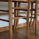 Lot de 8 chaises bistrot clair Luterma