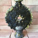 Tamegroute pottery candle holder