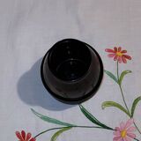 petit vase opaline noire - vintage