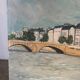 Paris quai d'Orsay, oil on canvas