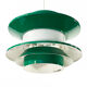 Pendant light "Trava" green version by Carl Thore for Granhaga Metallindustri. Sweden 1970s