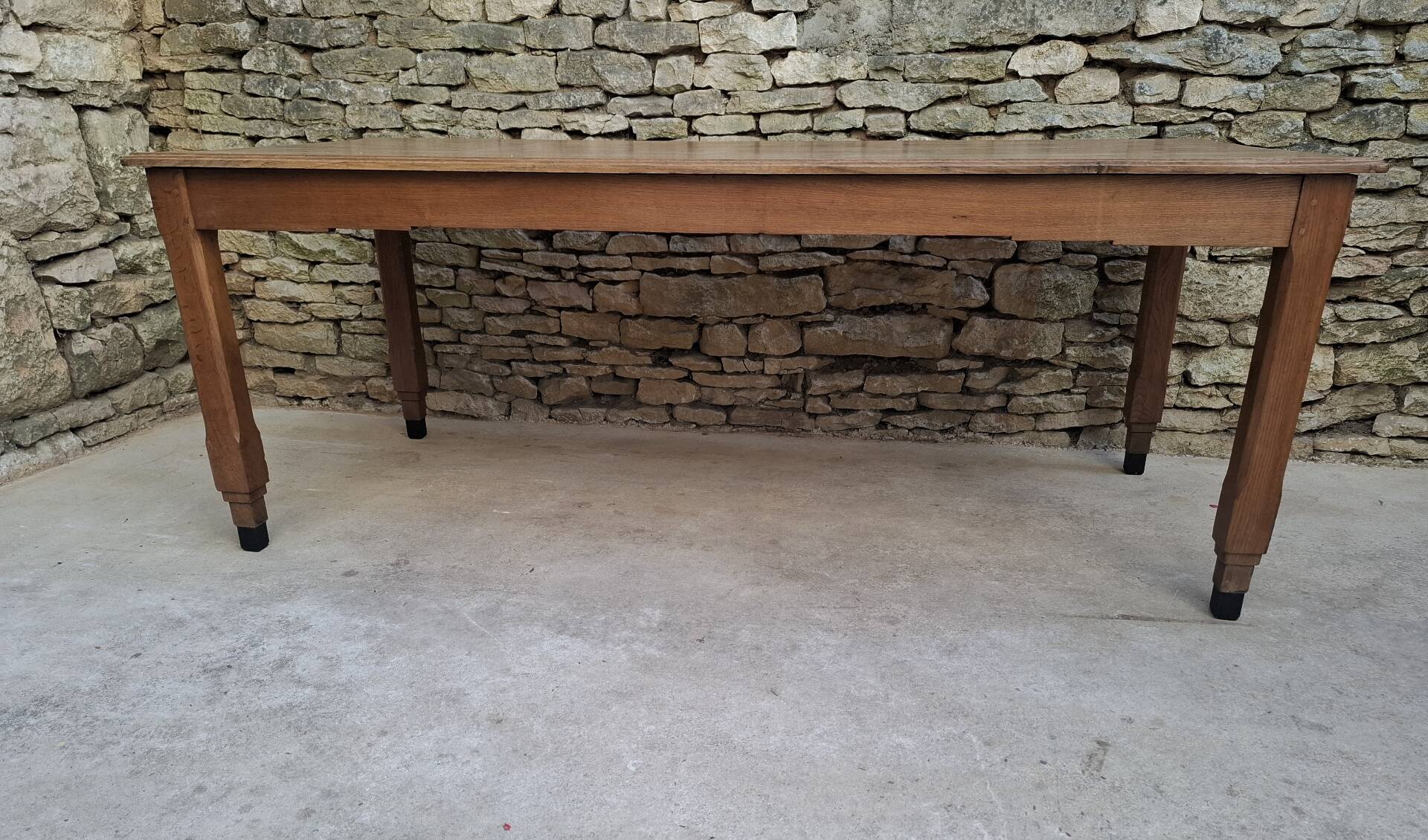 Oak farmhouse table 199cm x 89cm