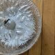 Molded glass wall sconce, 1970s-1980s, ceiling light