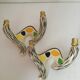 Wall light in vintage earthenware