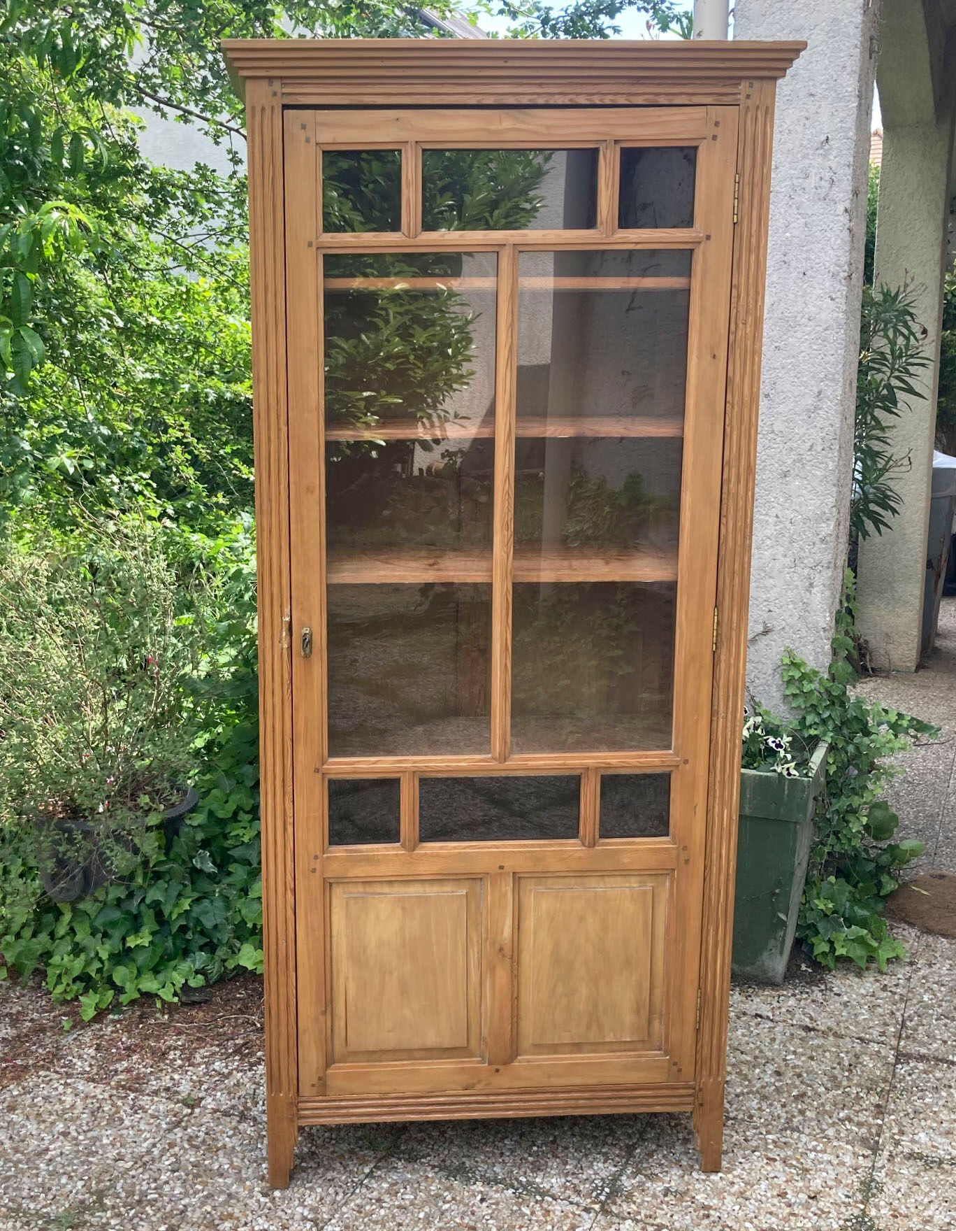 Vintage glazed Parisian wardrobe