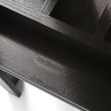 Black stackable stools of side tables (new) by Bram Vanderbeke, Belgium, 2017